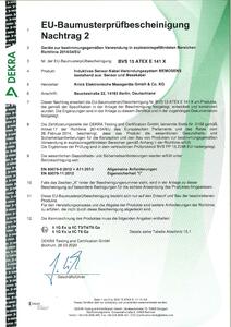 EC-Type-Examination Certificate - SE 630