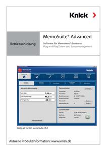 Betriebs- / Bedienungsanleitung - MemoSuite