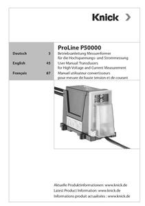 Manual - ProLine P 51000