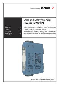 Manual - ProLine P 22400