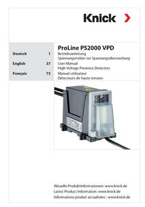 Manual - ProLine P 52000 VPD