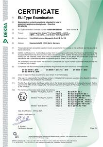 EC-Type-Examination Certificate - Stratos Pro