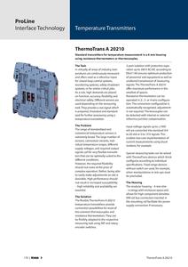 Catalog Excerpt - ThermoTrans A 20210