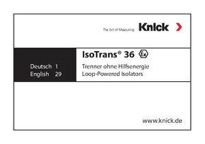 Manual - IsoTrans 36/37