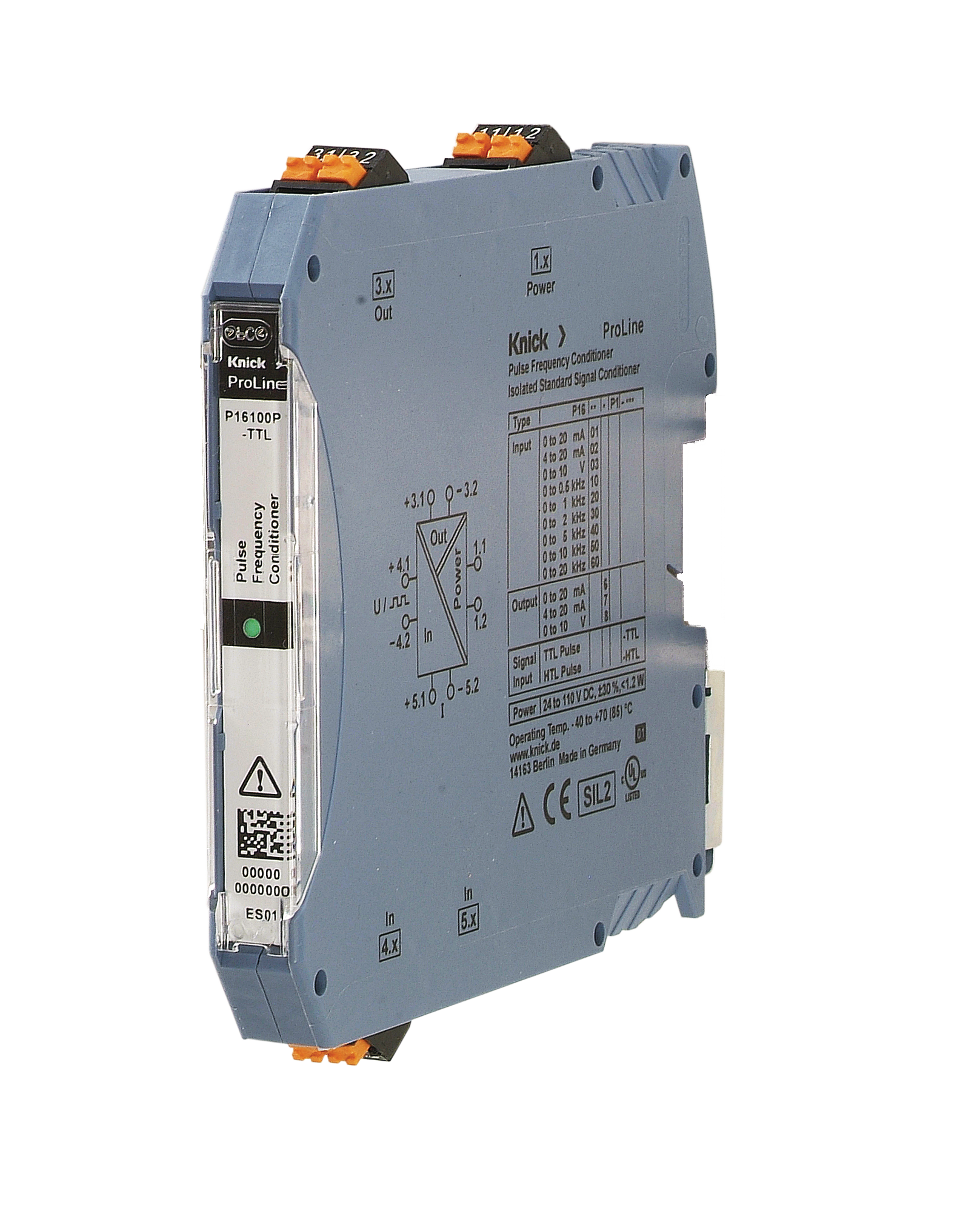 P16000 Trasmettitore frequenza di impulso | Disaccoppiamento senza ripercussioni SIL 3 dei segnali dei sensori di velocità P16000 Trasmettitore frequenza di impulso | Disaccoppiamento senza ripercussioni SIL 3 dei segnali dei sensori di velocità