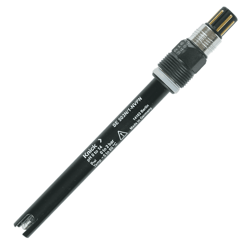 Sensor de pH SE503 | VP | 120 mm | Cuerpo de polisulfona | Para el tratamiento de agua y aguas residuales