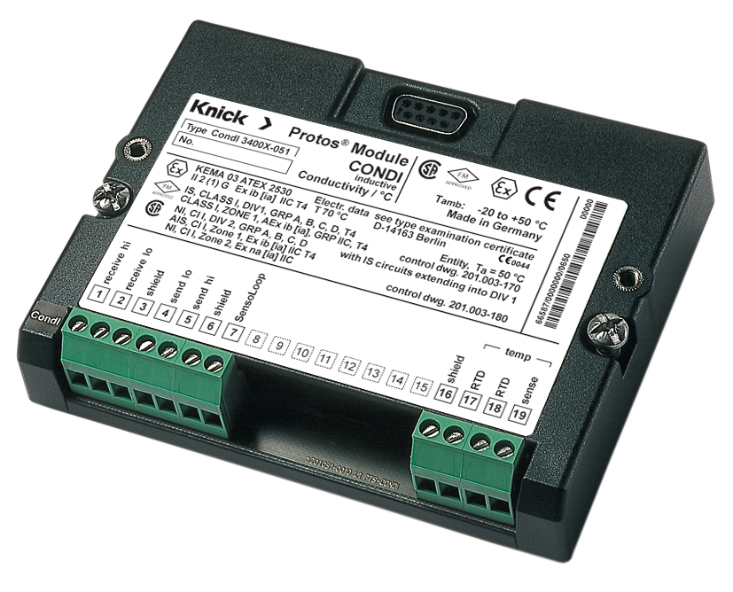 CONDI 3400-051 电感式电导率测量模块 | 用于 Protos | 模拟电感式传感器 CONDI 3400-051 电感式电导率测量模块 | 用于 Protos | 模拟电感式传感器