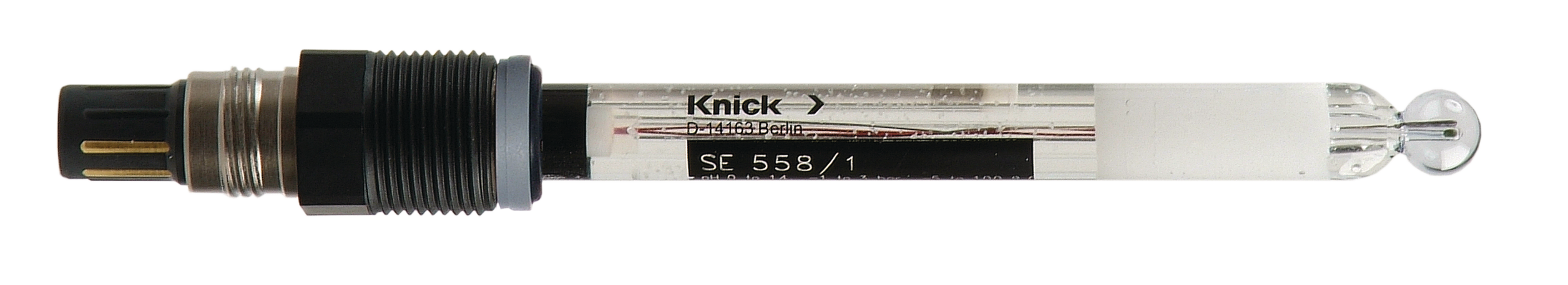 Sensor de pH SE558 | VP | 120 mm | Ex | Para agua ultrapura, agua y química de procesos