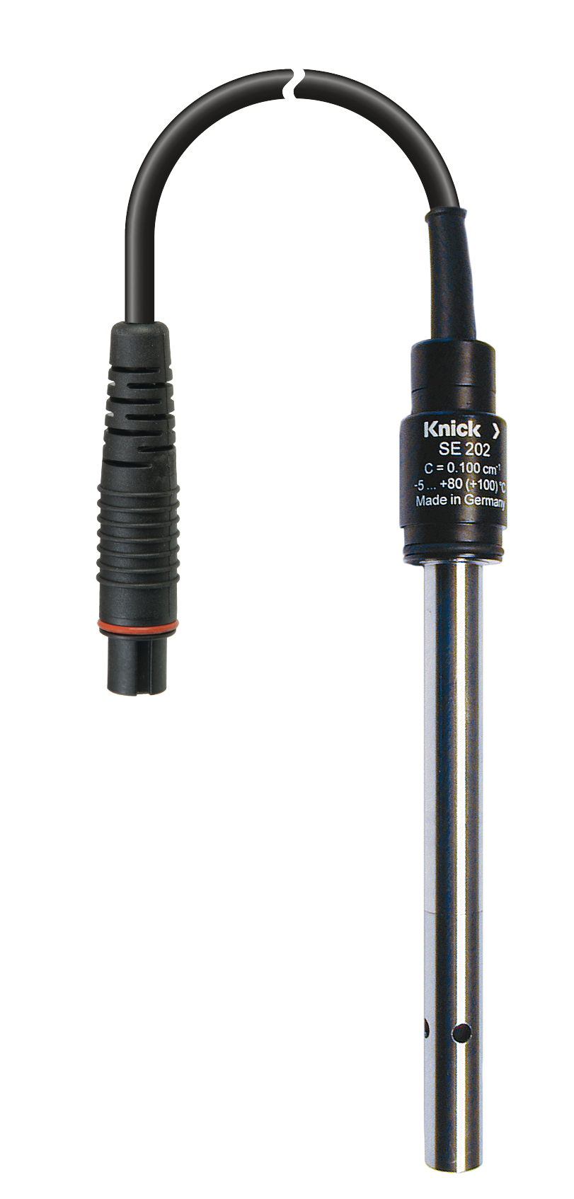 SE202 2-Electrode Conductivity Sensor | Stainless Steel Body | For media with low to very low conductivity