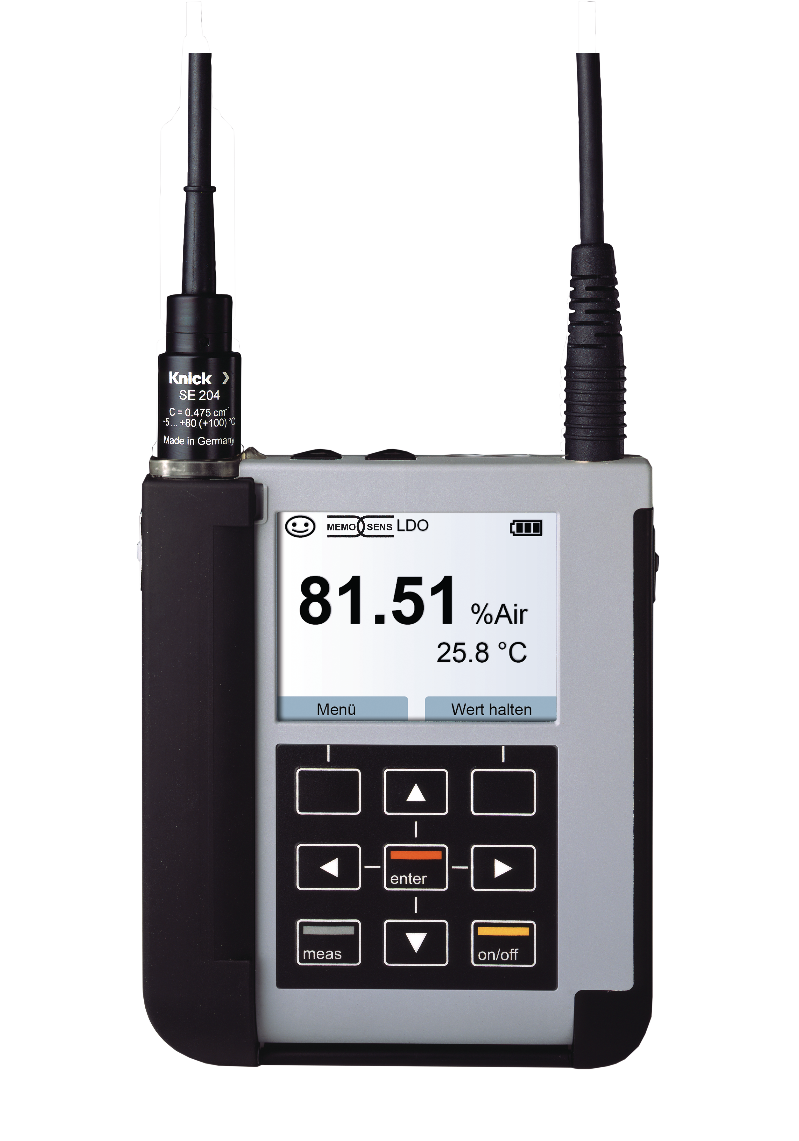 Portavo 907 MULTI OXY 便携式多参数变送器 | Memosens 传感器 | 光学氧传感器 | 数据记录器 | 附加功能