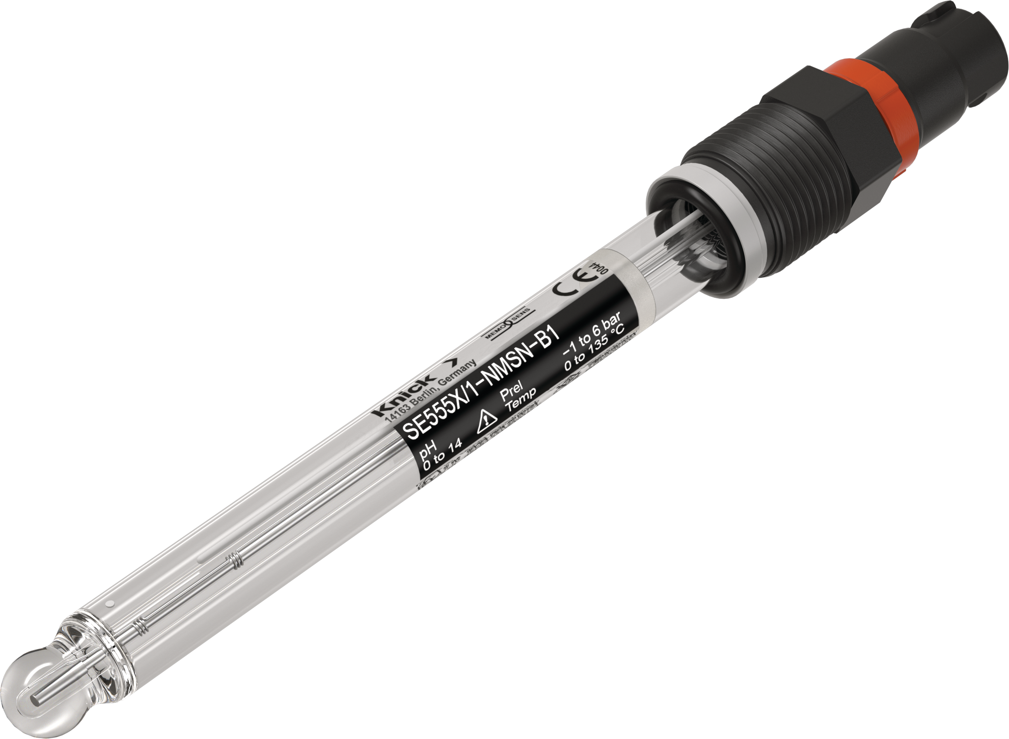Glass electrode for pH measurement SE555X/*-NMSN-B1 with Memosens