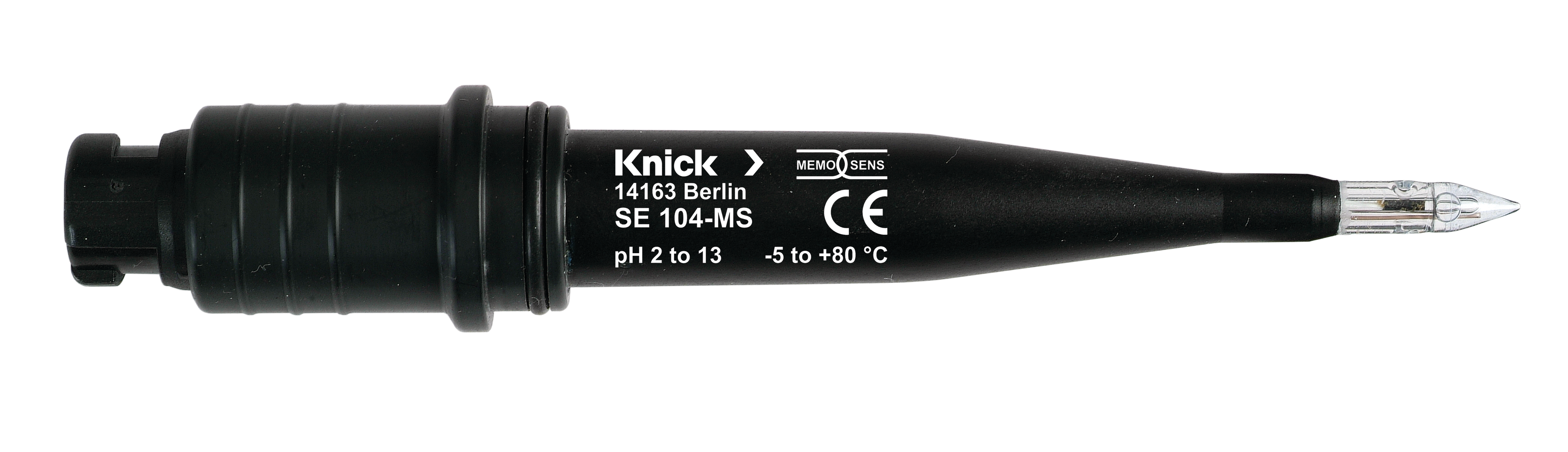 Sensor de inserción de pH SE104-MS | Memosens | Cuerpo de plástico Noryl | Para muestras semisólidas y duras