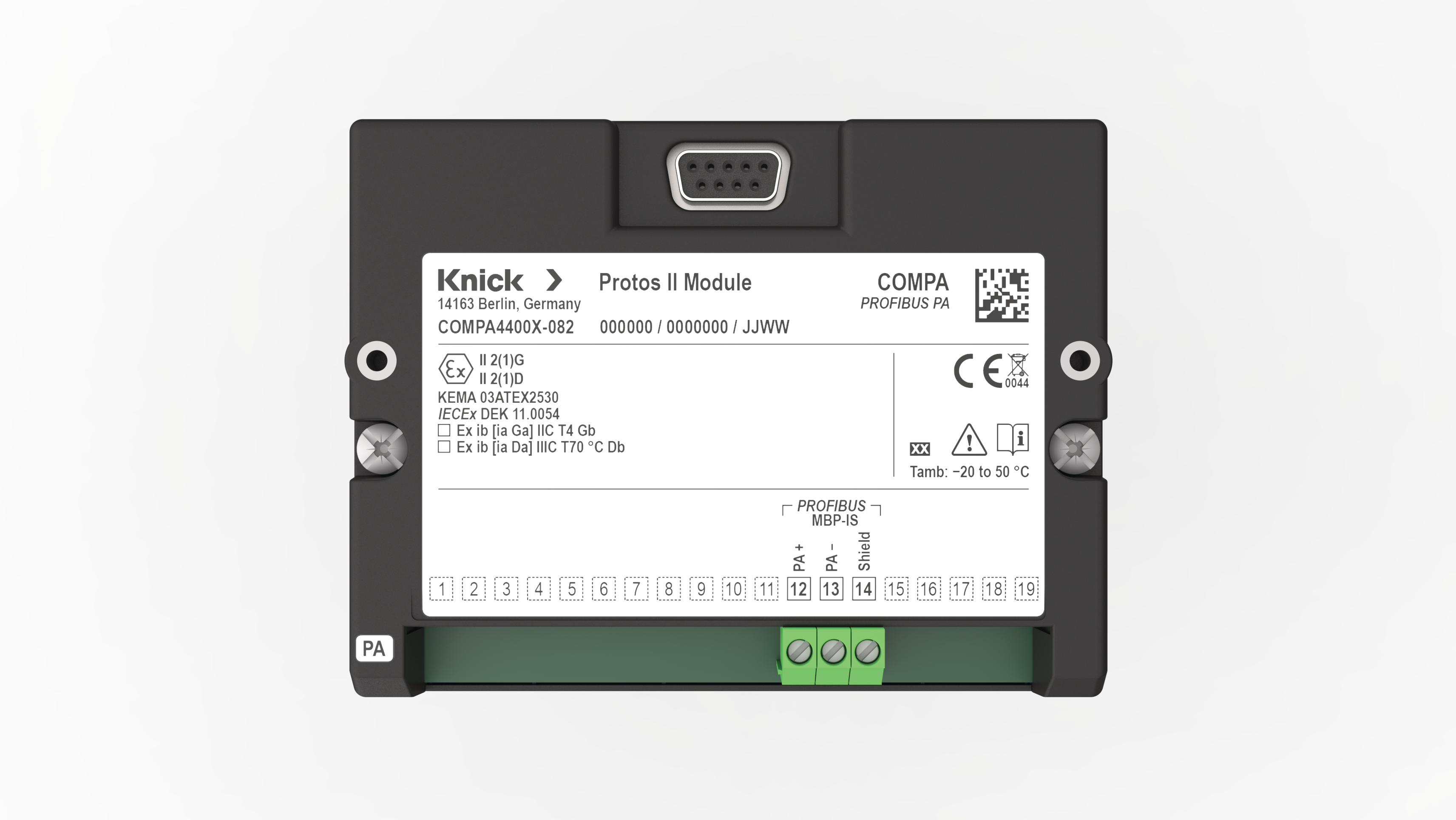COMPA 4400X-082 通信模块 | 用于 Protos | PROFIBUS PA | Ex