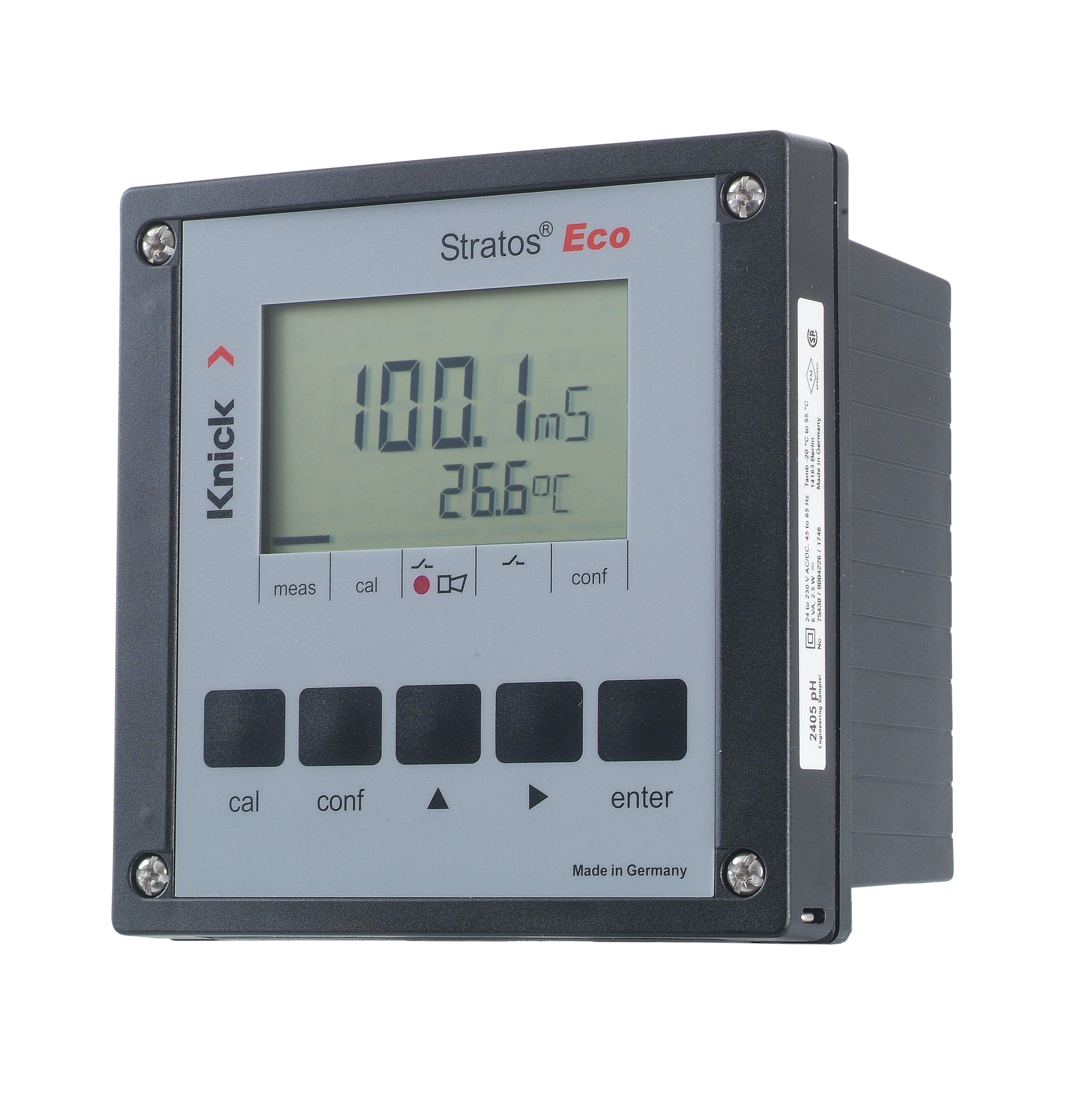 Stratos Eco 2405 COND Conductivity Transmitter | Analog Sensors | Ex FM Cl 1 Div 2 | 4-Wire