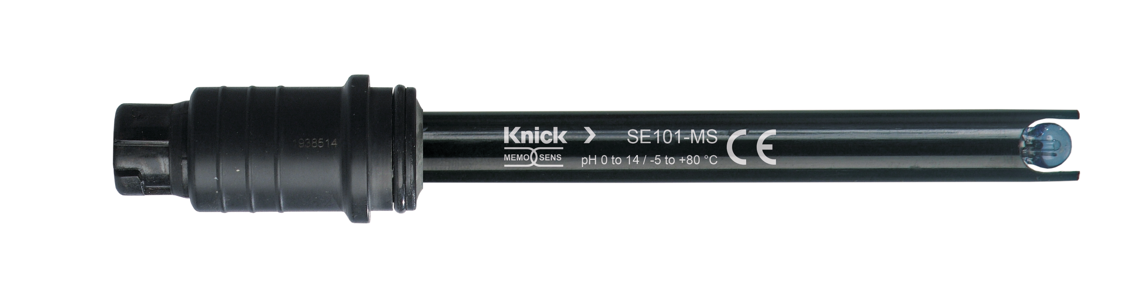 SE101-MS pH 센서 | 122 mm | Memosens | 폴리술폰 플라스틱 몸체 | 환경 및 수질 관리 분야에서의 측정용