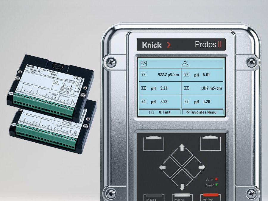 Use of up to six Memosens sensors on one transmitter possible